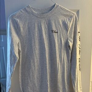 Vans Gray Long Sleeve Men's Shirt